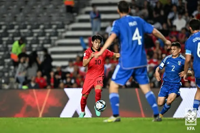 強豪イタリアに敗れたサッカーU-20韓国代表、3位決定戦へ＝イスラエルと対戦（画像提供:wowkorea）