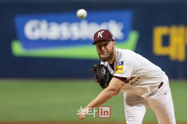 ＜韓国プロ野球＞キウムの外国人投手エリック・ヨキシュ、負傷でKBOリーグを去る（画像提供:wowkorea）