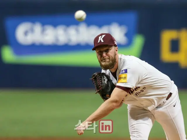 ＜韓国プロ野球＞キウムの外国人投手エリック・ヨキシュ、負傷でKBOリーグを去る（画像提供:wowkorea）