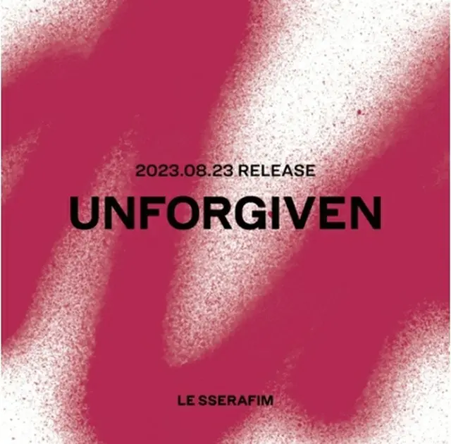 LE　SSERAFIMが8月23日に日本セカンドシングル「UNFORGIVEN」をリリースする（ソースミュージック提供）＝（聯合ニュース）≪転載・転用禁止≫