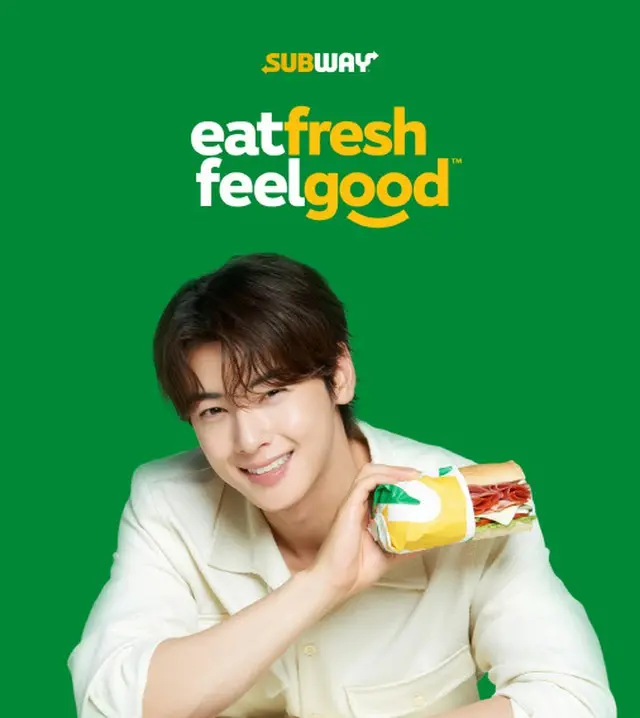 「ASTRO」チャウヌ、サブウェイ（SUBWAY）新ブランドの「顔」に…ブランドキャンペーン「Eat Fresh, Feel Good’」国内外展開（画像提供:wowkorea）