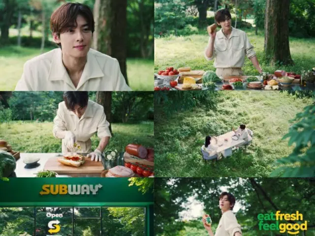 「ASTRO」チャウヌ、サブウェイ「Eat Fresh, Feel Good」ブランドキャンペーン映像公開