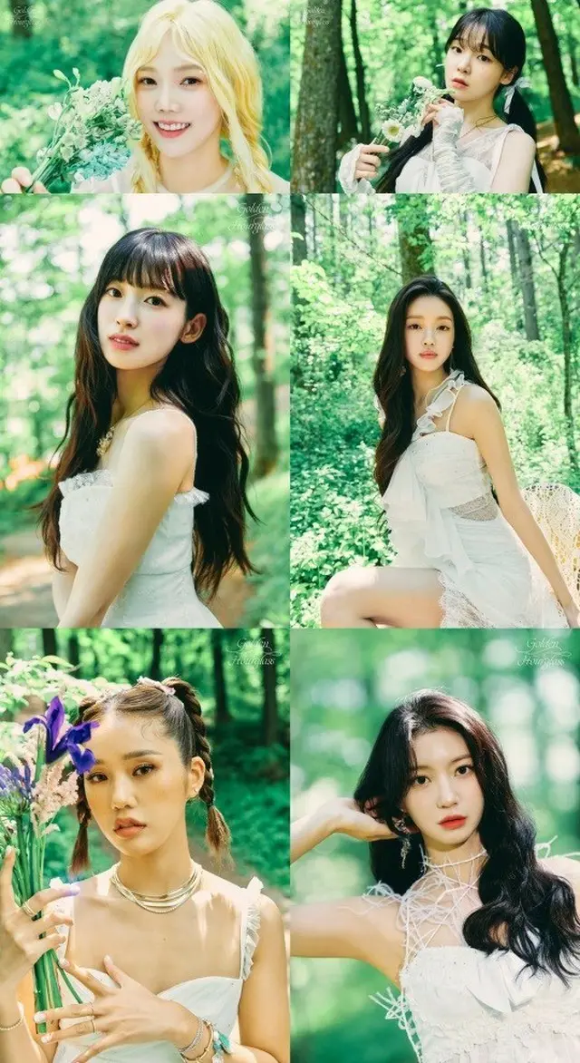 カムバック「OH MY GIRL」、森の妖精になった…まぶしい純白の美しさ（画像提供:wowkorea）