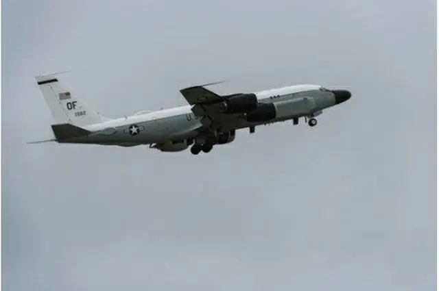 米空軍の偵察機RC135S（同軍提供）＝（聯合ニュース）≪転載・転用禁止≫