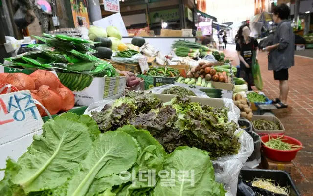 豪雨により野菜卸値2倍増＝韓国（画像提供:wowkorea）