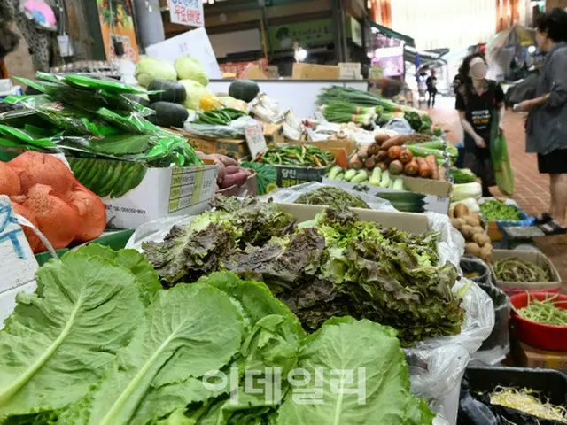 豪雨により野菜卸値2倍増＝韓国（画像提供:wowkorea）