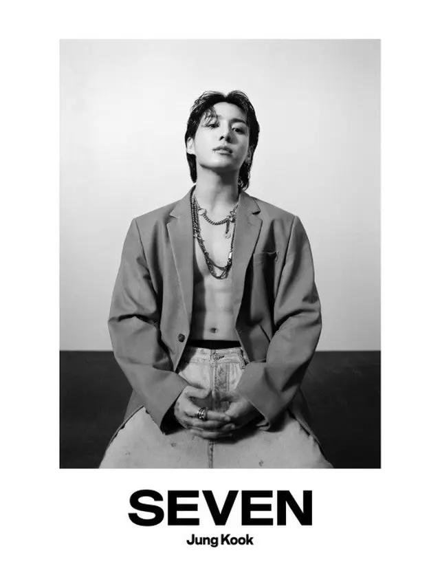 先月14日に初のソロシングル「Seven (feat. Latto)」をリリースした「BTS（防弾少年団）」JUNG KOOK。（画像提供:wowkorea）