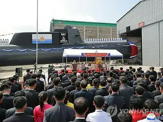 北朝鮮が初の「戦術核攻撃潜水艦」進水式　ＳＬＢＭ搭載と推定