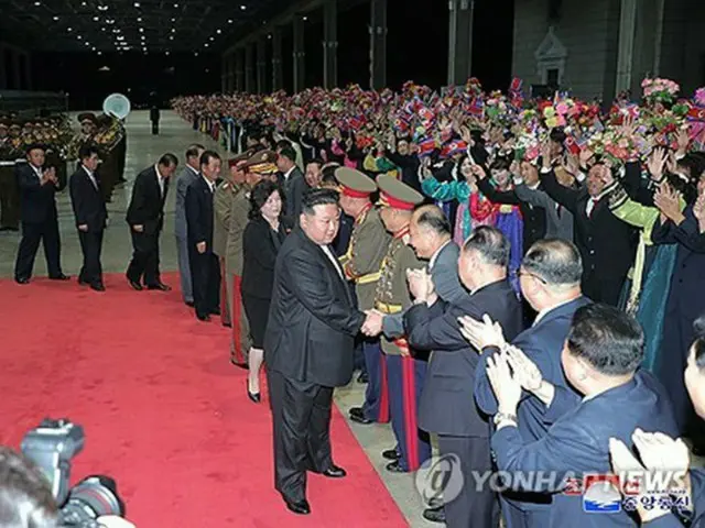 朝鮮中央通信は２０日、金正恩国務委員長が１９日夜に平壌に到着したと報じた＝（朝鮮中央通信＝聯合ニュース）≪転載・転用禁止≫