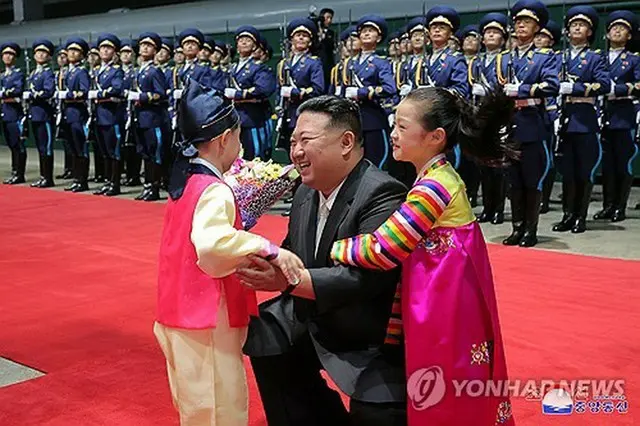 朝鮮中央通信は２０日、金正恩国務委員長が１９日夜に平壌に到着したと報じた＝（朝鮮中央通信＝聯合ニュース）≪転載・転用禁止≫