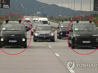 金正恩氏の訪ロ　警護車両は韓国・現代自動車製