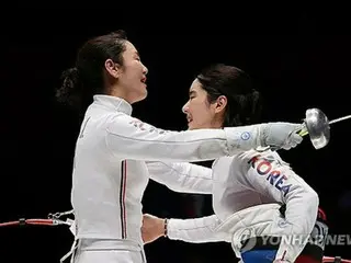 アジア大会フェンシング女子エペ個人　韓国が１、２位