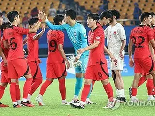 アジア大会サッカー男子　韓国がバーレーンに快勝