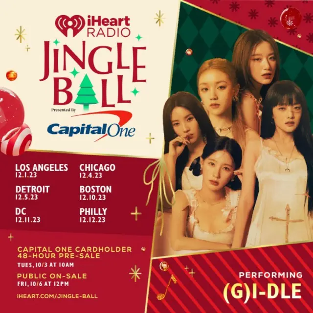 「(G)I-DLE」、米国「ジングルボールツアー」出演確定…K-POPガールズグループ初