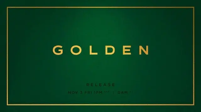 ＪＵＮＧ　ＫＯＯＫが来月３日、ファーストソロアルバム「ＧＯＬＤＥＮ」を発表する（ビッグヒットミュージック提供）＝（聯合ニュース）≪転載・転用禁止≫