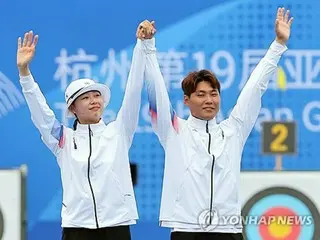 アジア大会第１２日　韓国がアーチェリーで金・走り高跳び禹相赫は銀