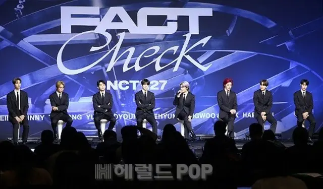 5thフルアルバム「Fact Check」発売記念記者懇談会を開催した「NCT 127」