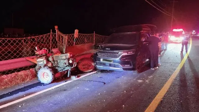 俳優が乗車したワゴン車、耕うん機に追突...60代夫婦死傷＝韓国