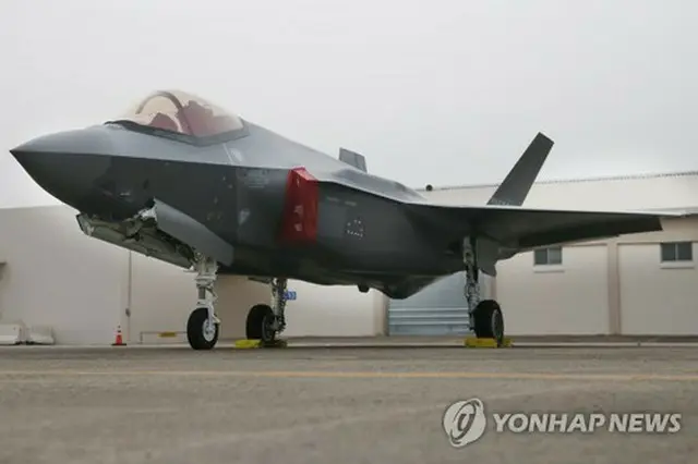 最新鋭ステルス戦闘機Ｆ３５Ａ（資料写真）=（聯合ニュース）