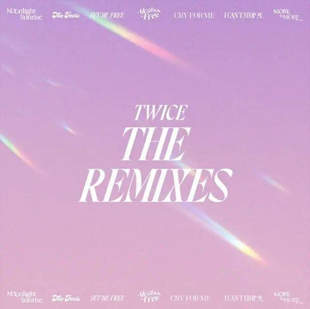 ＴＷＩＣＥがデジタルアルバム「ＴＨＥ　ＲＥＭＩＸＥＳ」をリリースする（所属事務所提供）＝（聯合ニュース）≪転載・転用禁止≫