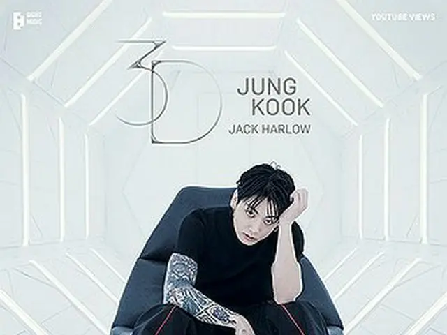 ＪＵＮＧ　ＫＯＯＫのソロ曲「３Ｄ」のＭＶがユーチューブで再生１億回を突破した（ビッグヒットミュージック提供）＝（聯合ニュース）≪転載・転用禁止≫