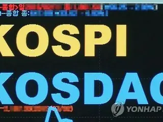 韓国総合株価指数が続落　０．７８％安