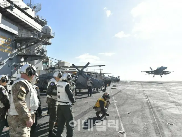 韓国・済州沖で日米韓合同訓練を実施…海上自衛隊「こんごう」も参加