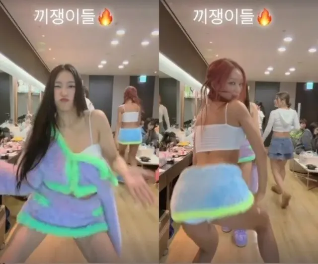 「SISTAR19」ヒョリン＆ボラ、控室でも抑えきれないセクシーさ