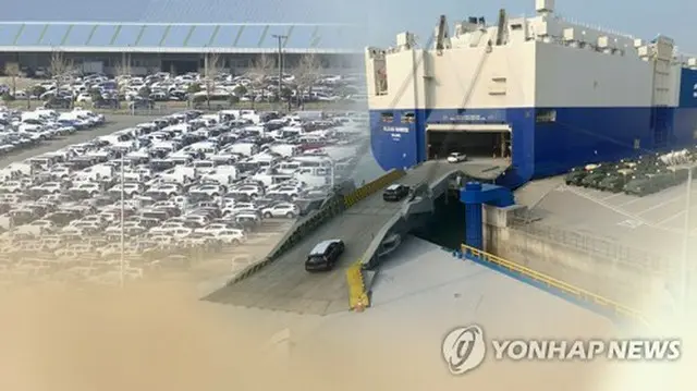 韓国完成車メーカー６社の２３年の世界輸出台数は２７６万台だった＝（聯合ニュースＴＶ）