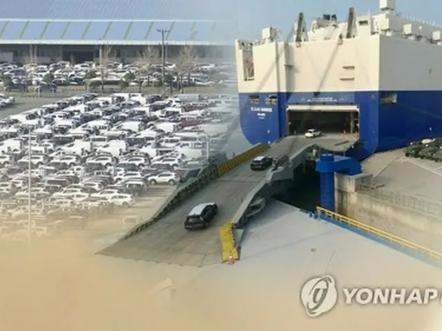 韓国完成車メーカー６社の２３年の世界輸出台数は２７６万台だった＝（聯合ニュースＴＶ）