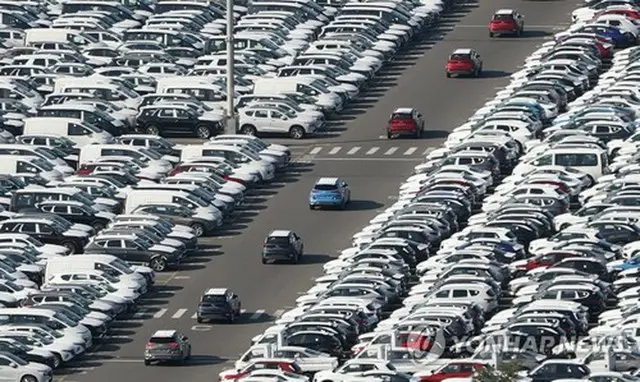 昨年の乗用車輸出額が過去最高を記録した（資料写真）＝（聯合ニュース）