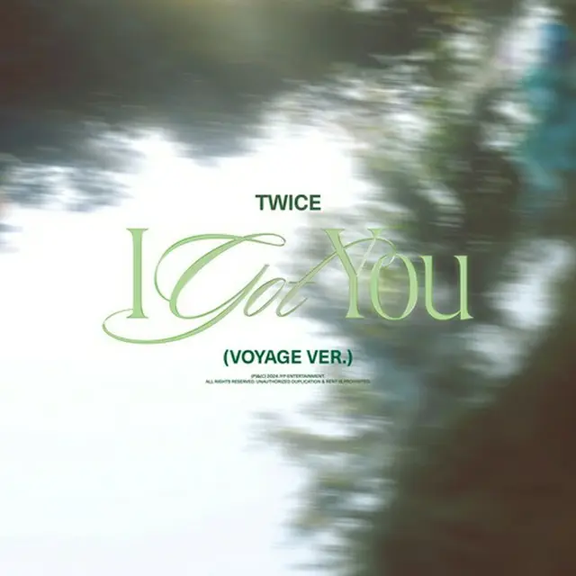 ＴＷＩＣＥが「Ｉ　ＧＯＴ　ＹＯＵ（Ｖｏｙａｇｅ　ｖｅｒ．）」をリリースする（ＪＹＰエンターテインメント提供）＝（聯合ニュース）≪転載・転用禁止≫