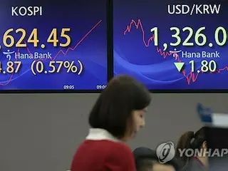 韓国総合株価指数が続伸　０．４１％高