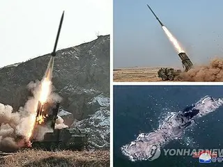 北朝鮮「誘導機能備えた２４０ミリ放射砲を開発」　韓国軍が試射確認