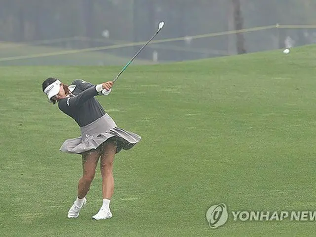 昨年１０月に韓国で開催されたＢＭＷ女子選手権に出場した高真栄（資料写真）＝（聯合ニュース）