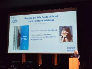 韓国人作家・韓江の小説「別れを告げない」　仏文学賞受賞