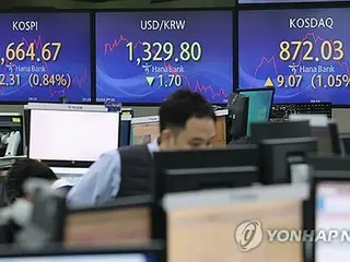 韓国総合株価指数が反発　１．２１％高