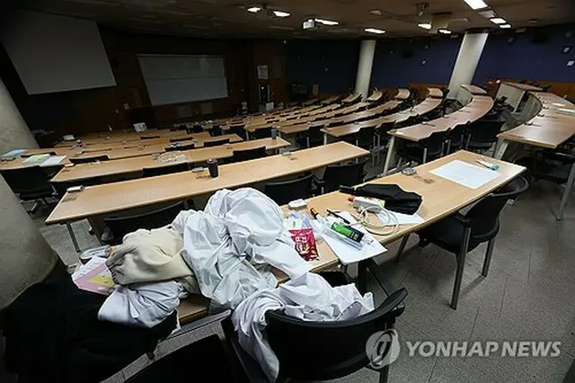 南東部・大邱市内の大学の講義室（資料写真）＝（聯合ニュース）