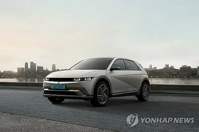 現代自動車の電気自動車（ＥＶ）専用モデル「アイオニック５」の新モデル（同社提供）＝（聯合ニュース）≪転載・転用禁止≫