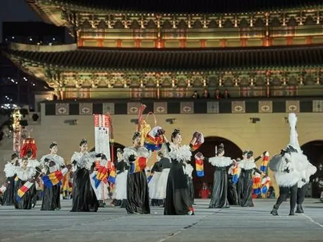 昨年春に開催された宮中文化祝典の開幕祭（文化財庁提供）＝（聯合ニュース）≪転載・転用禁止≫