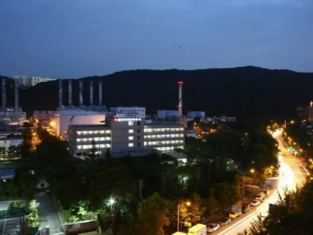 韓国地域暖房公社の本社夜景