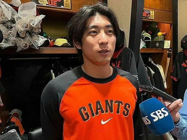 ジャイアンツに移籍した李政厚外野手＝（聯合ニュース）