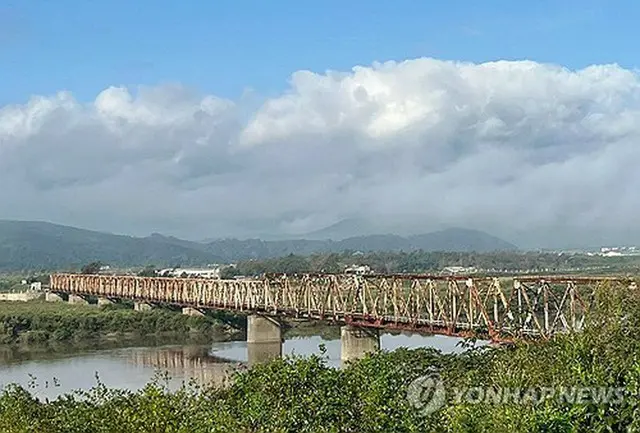 北朝鮮とロシアを結ぶ鉄橋＝（共同＝聯合ニュース）≪転載・転用禁止≫