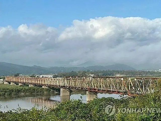 北朝鮮とロシアを結ぶ鉄橋＝（共同＝聯合ニュース）≪転載・転用禁止≫