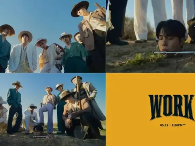 「ATEEZ」、新曲「WORK」のMVティーザー公開…中毒性の強いメドレー