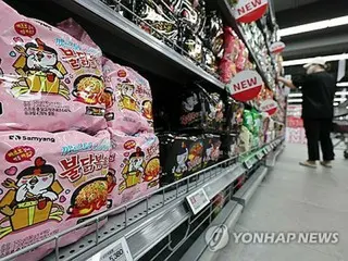 海外で人気沸騰の韓国即席麺　輸出額が２カ月連続で１億ドル超え