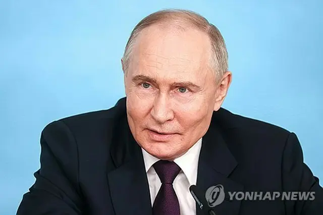 プーチン大統領＝５日、モスクワ（タス通信＝聯合ニュース）≪転載・転用禁止≫