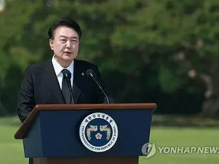 尹大統領「北の卑劣な挑発、座視しない」　顕忠日の演説で