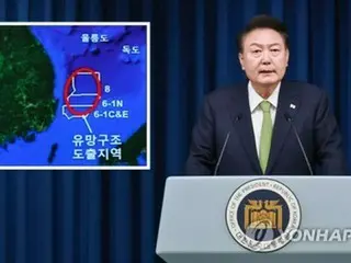 韓国与野党　尹大統領の石油・ガス埋蔵発表巡り攻防