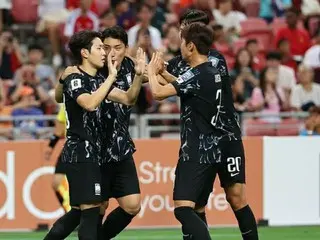 韓国がサッカーＷ杯最終予選へ　シンガポールに７―０の大勝